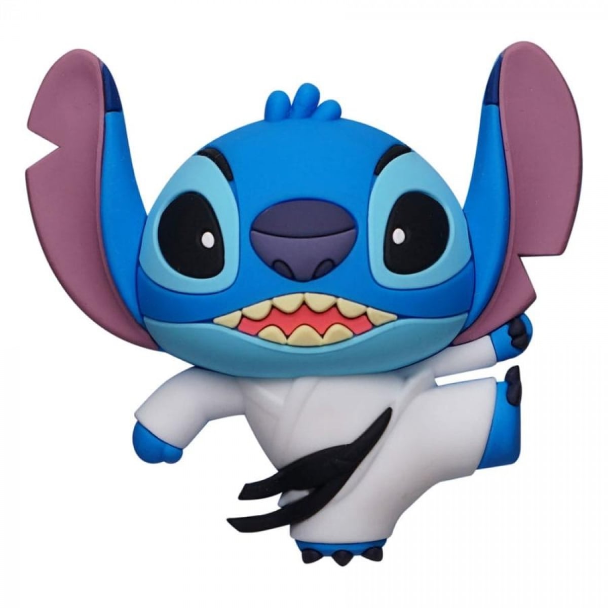 Taekwondo Stitch 3D Foam Magnet - Multi-Color - Small - Fun Decor Item