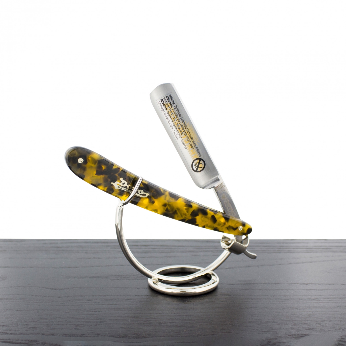 Picture of Dovo SR-DOV-515-H 0.62 in. Dovo Special Tortoise Straight Razor - Honed
