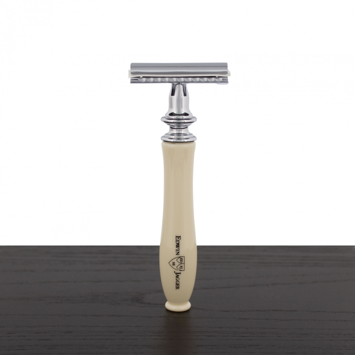 Picture of Edwin Jagger RZ-EDW-IVCSR Edwin Jagger Chatsworth Double Edge Safety Razor - Imitation Ivory