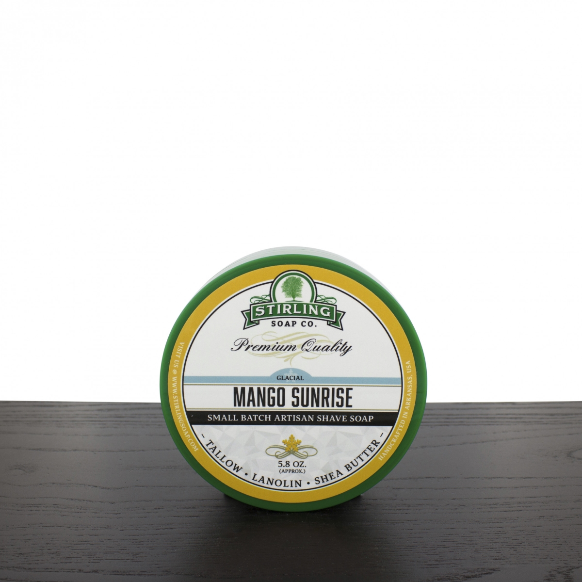 884203  Shave Soap, Glacial Mango Sunrise