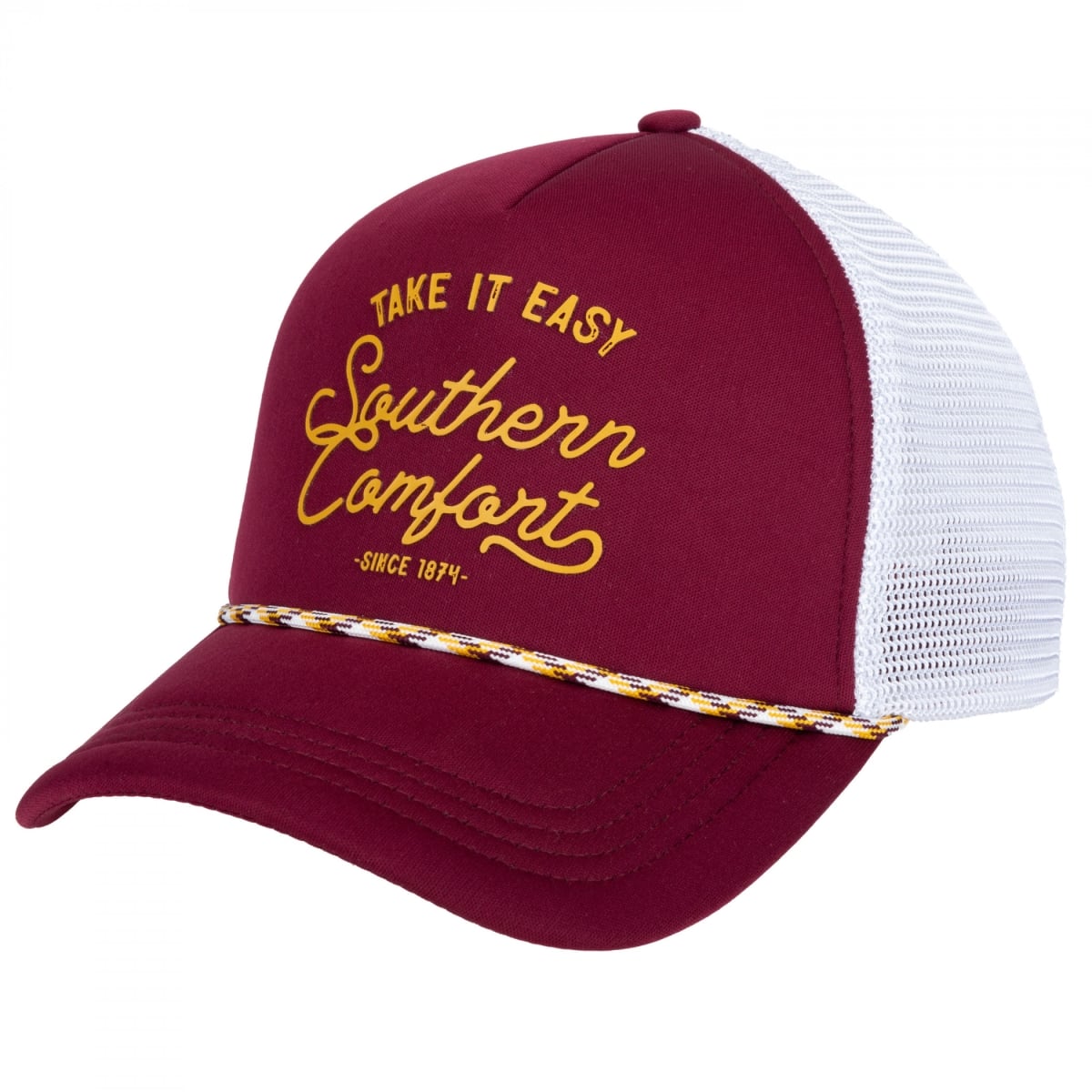 884409  Take it Easy Rope Trucker Hat - Multi Color
