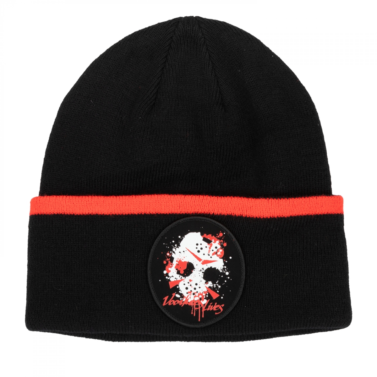 Extended Cuff Knit Beanie - Black