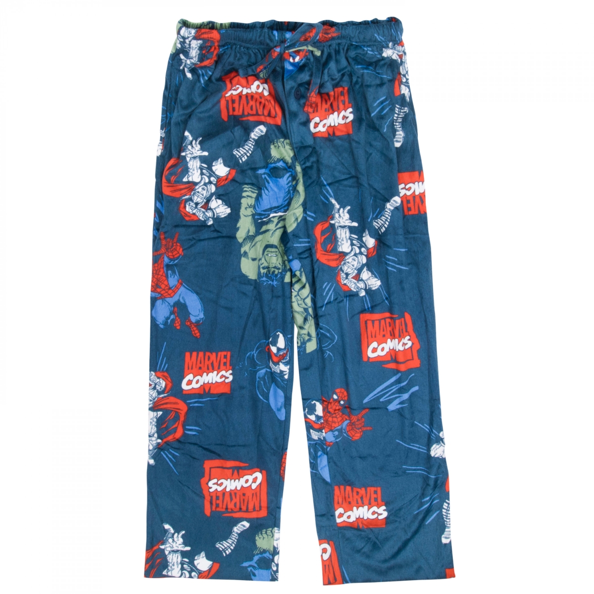880786-medium Avengers Battle All Over Print Sleep Pants - Blue - Medium
