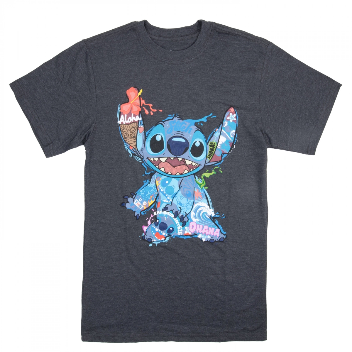 882551-large  Collage Stitch Disney T-Shirt, Gray - Large