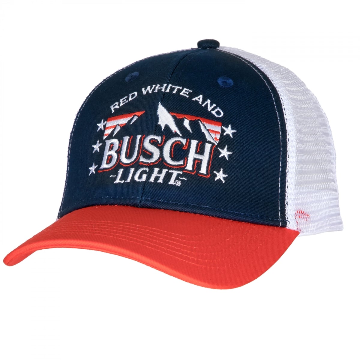 889683  Red White &  Light Snapback Cap