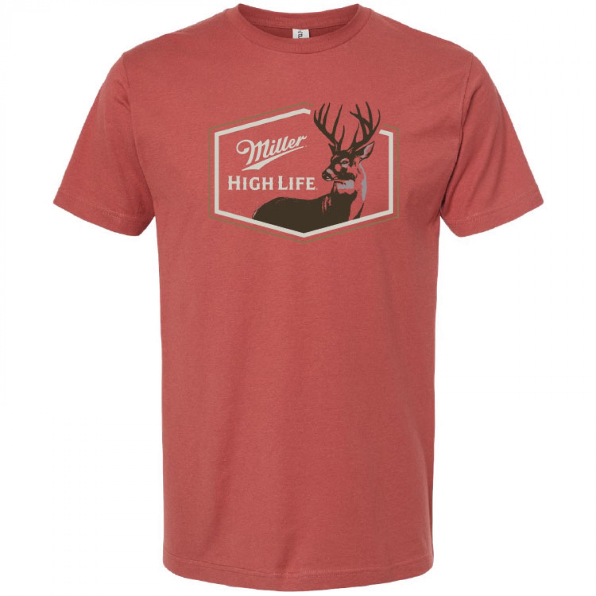 Deer Logo T-Shirt, Red - Large