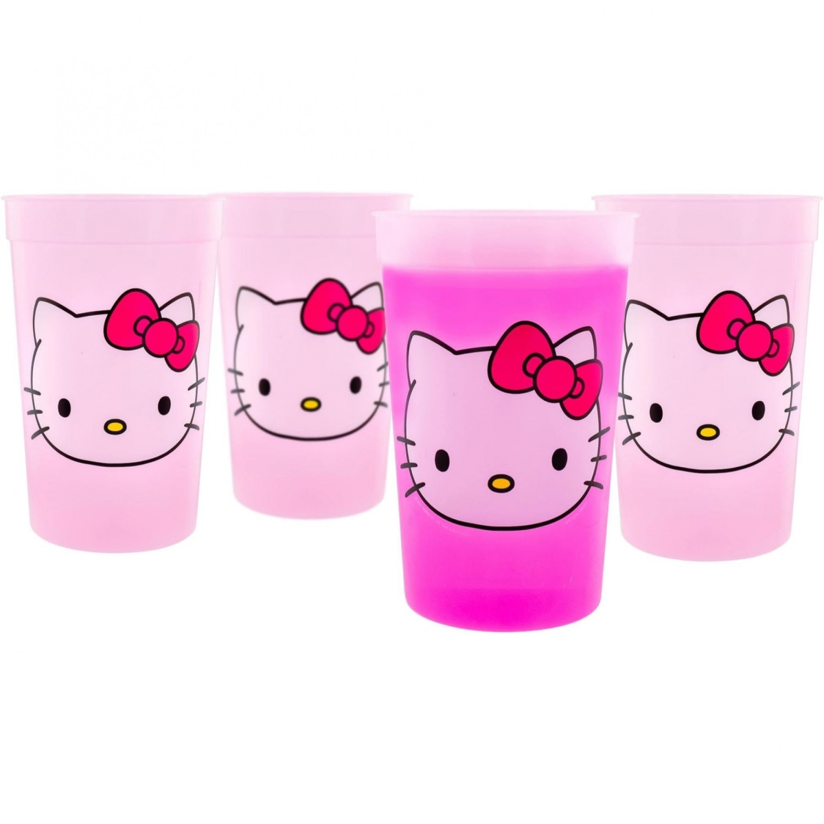 Picture of Hello Kitty 888781 Hello Kitty Color Changing Cup - Pink - Pack of 4