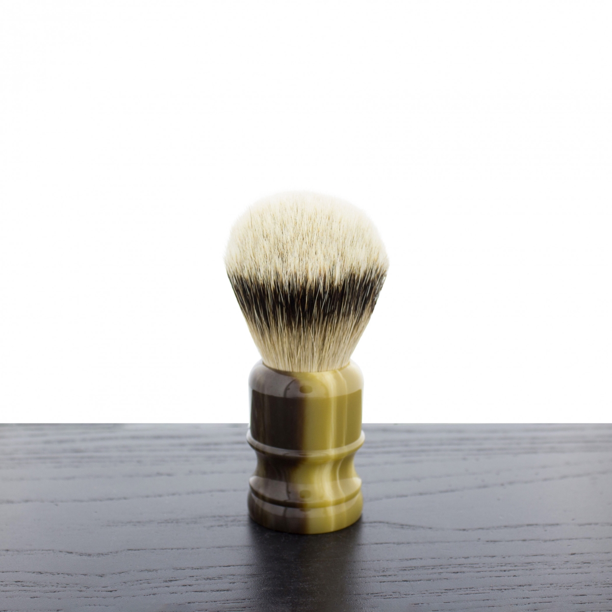 SB-WCS-A05ST WCS Tortoiseshell Collection Torch Shaving Brush, Silvertip