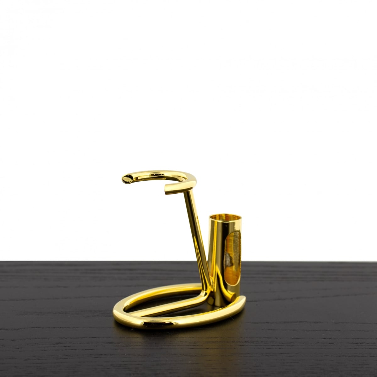 OP-OME-206 27 mm  Gold Shaving Brush & Razor Stand