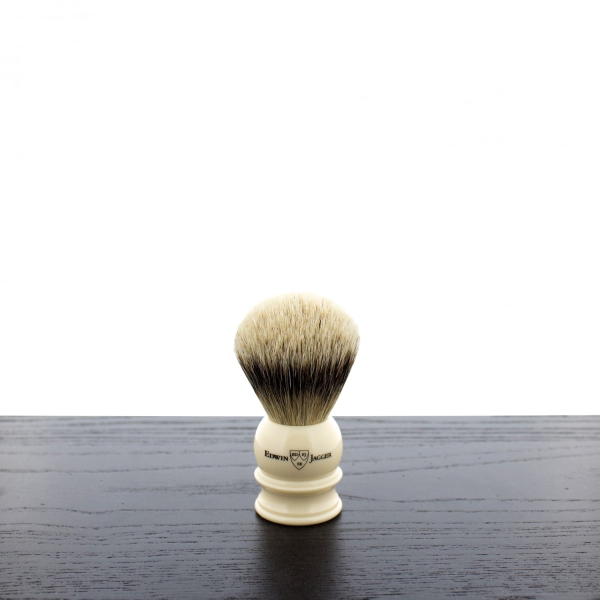 SB-EDW-1EJ467  Silver Tip Shaving Brush - Medium - Imitation Ivory