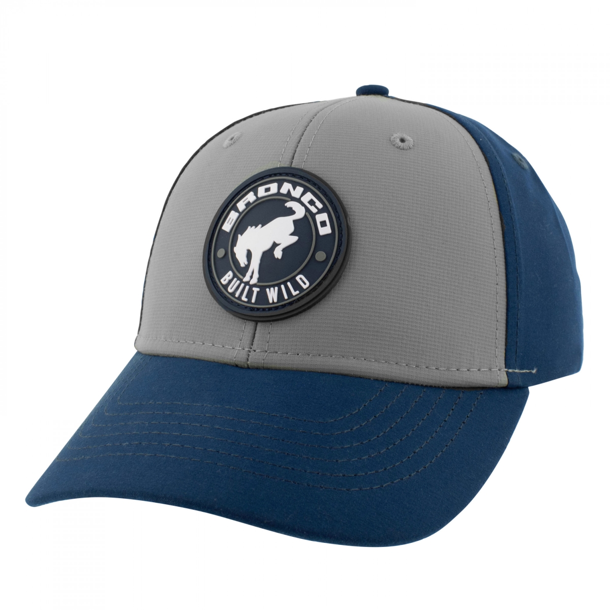 887586  Bronco Built Wild Low Profile Snapback Hat - Navy & Gray
