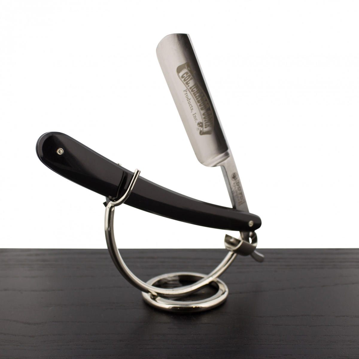 Picture of Dovo SR-DOV-506B-NH 0.75 in. Dovo Straight Razor with Black Handle