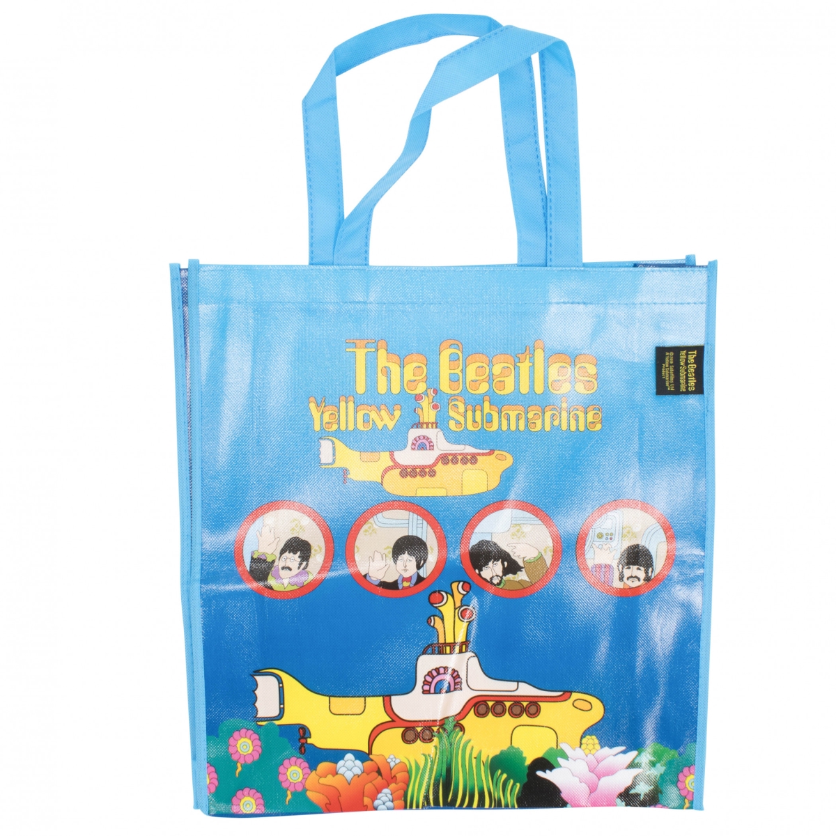 889379 The  Yellow Submarine Eco Bag - Turquoise