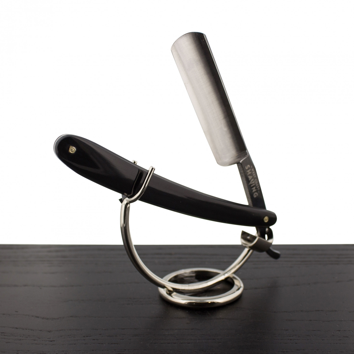 Picture of West Coast Shaving SR-WCS-1506 0.75 in. Carbon Steel WCS Black Straight Razor