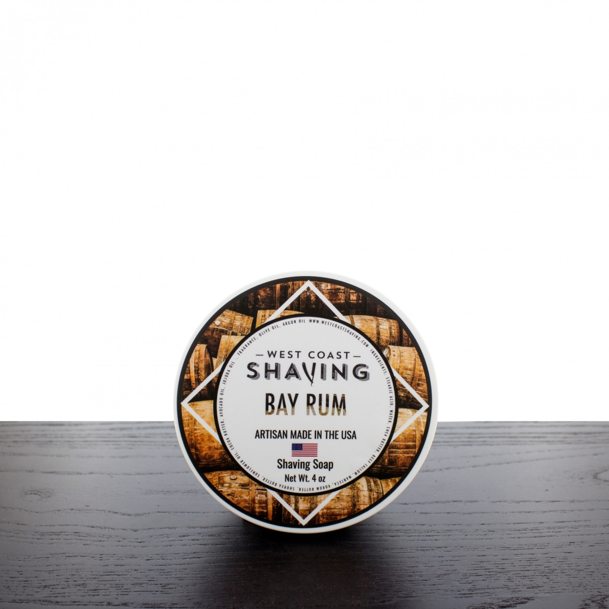 SS-WCS-043 WCS Shaving Soap, Bay Rum