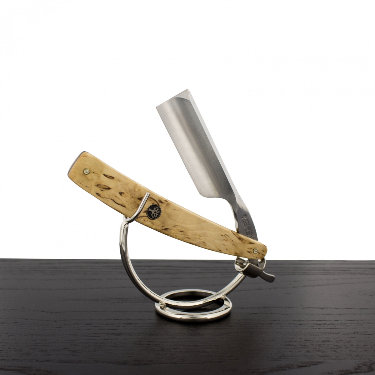 Picture of Boker SR-BOK-140535-H 0.75 in. Boker the Celebrated Curly Birch Straight Razor