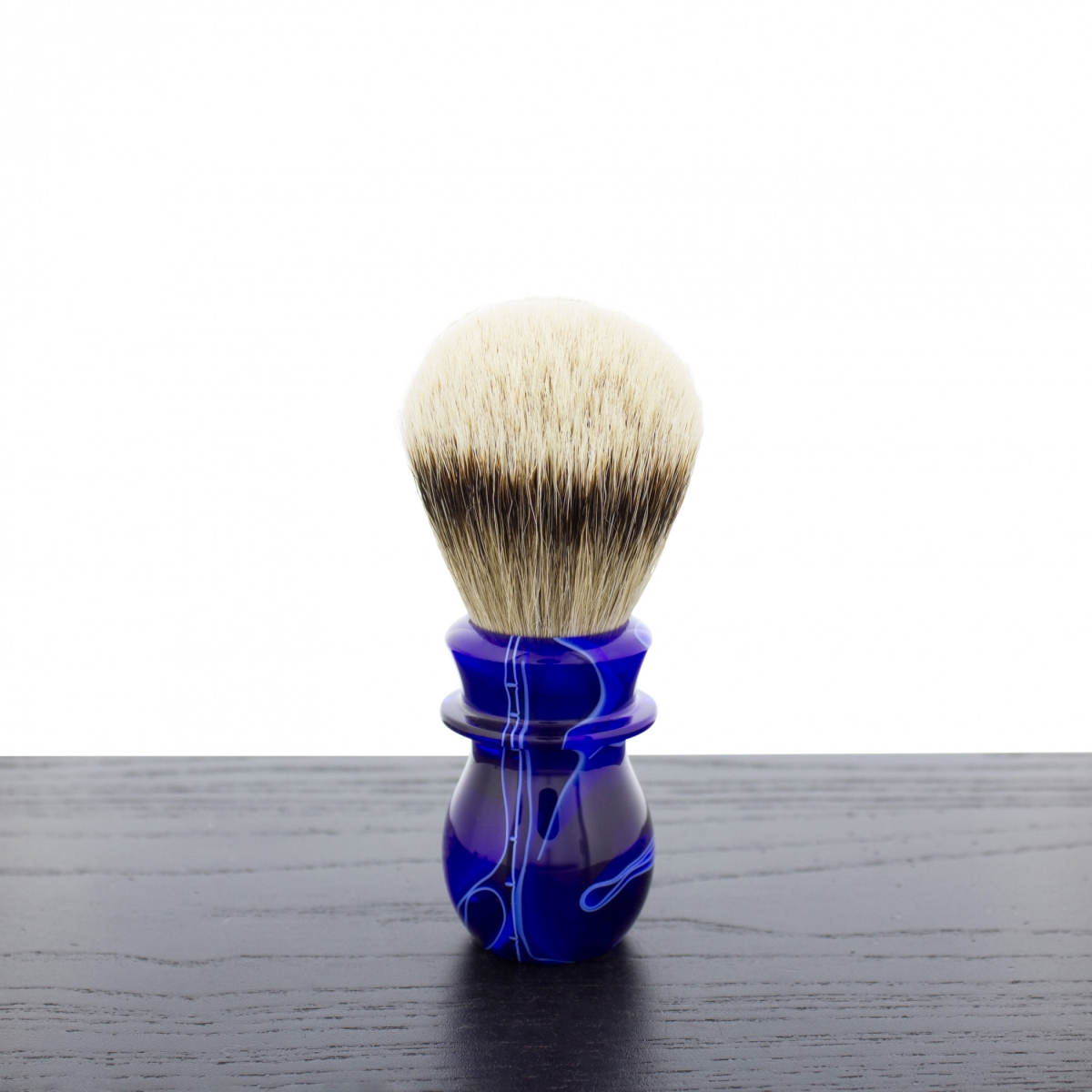 SB-WCS-AC67LP WCS Marble Collection Shaving Brush, Admiral Blue