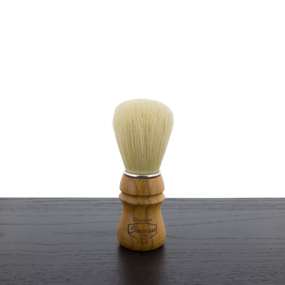 Owners Club Pure Bristle Shaving Brush, Cherry Handle
