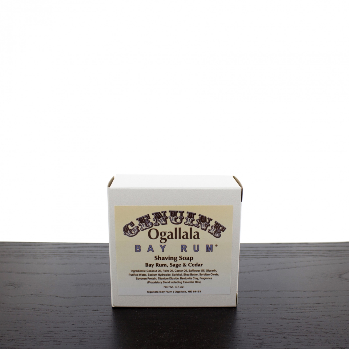 Shaving Soap - Sage & Cedar - 4.5 oz - Invigorating Aroma