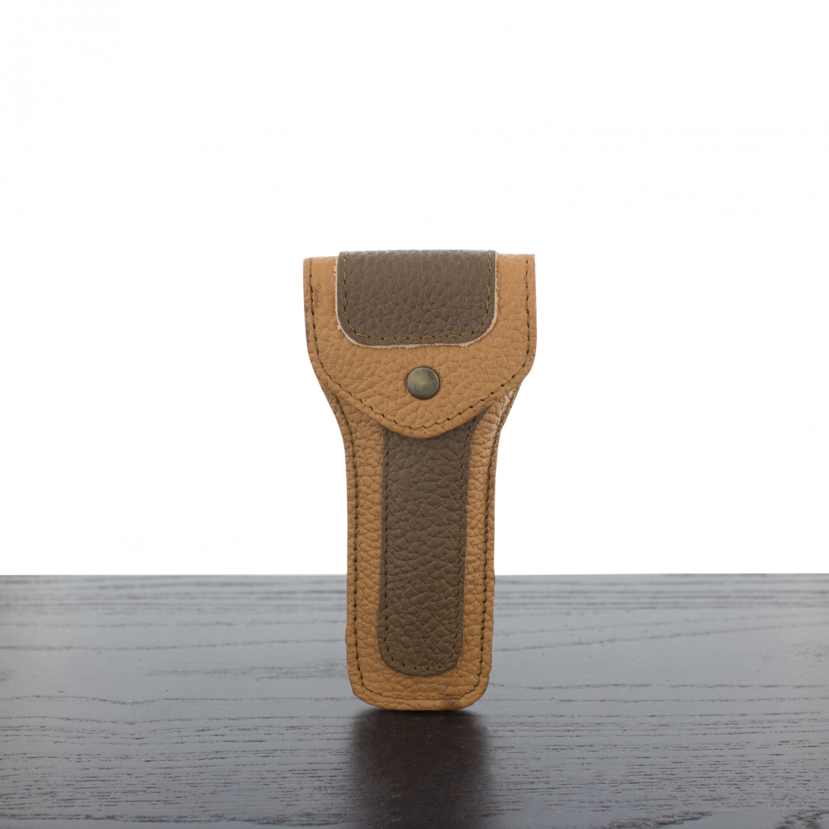 OP-WCS-600 WCS Leather Safety Razor Case - Brown