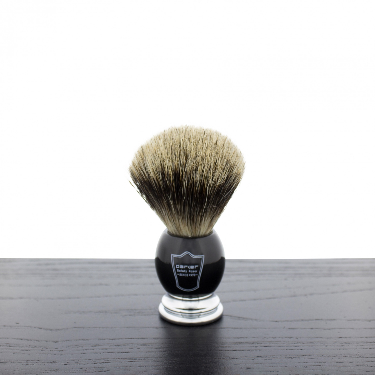 SB-PAR-BCPB  Pure Shaving Brush, Black & Chrome
