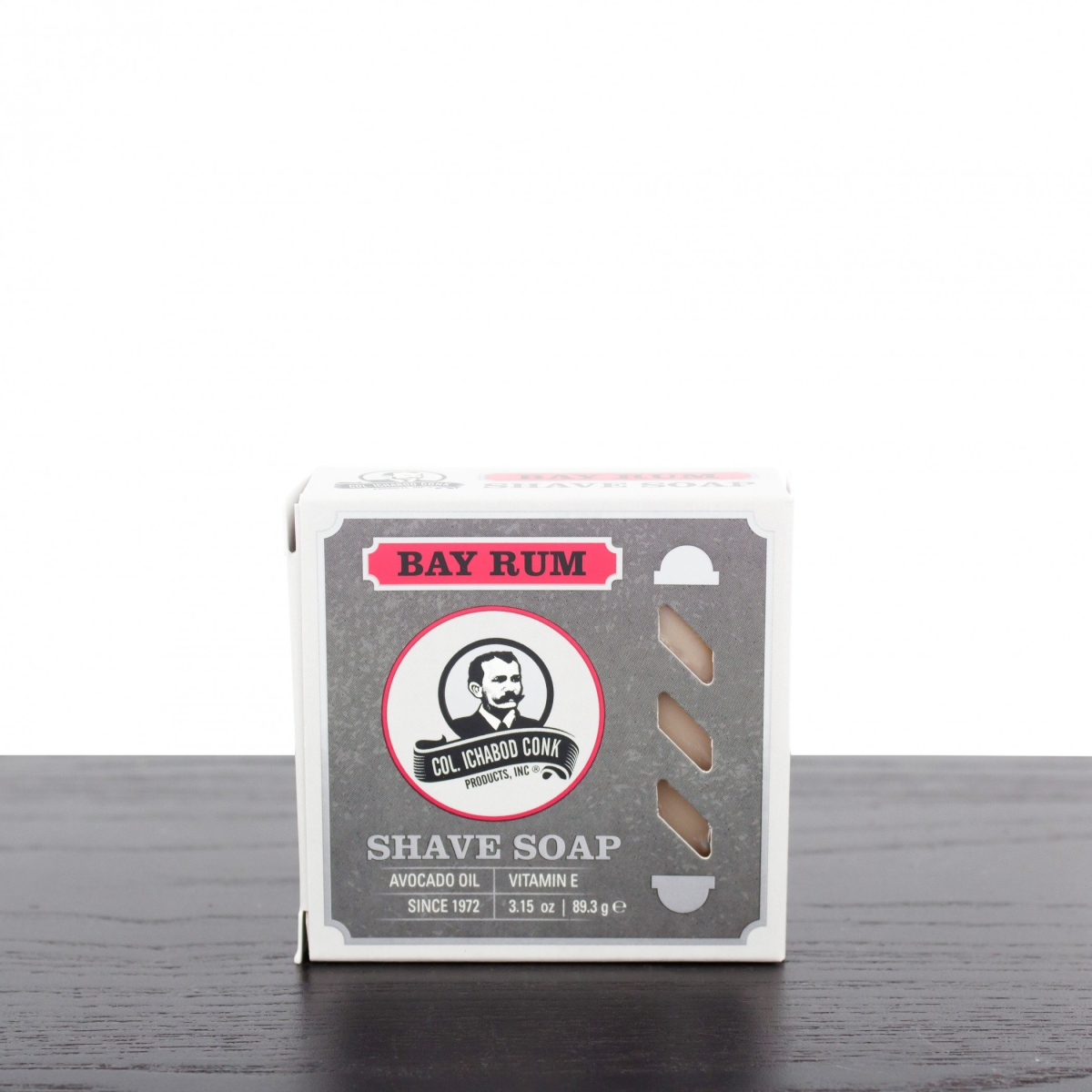 SS-CON-BAY 2 oz Col Conk Shaving Soap, Bay Rum - Small