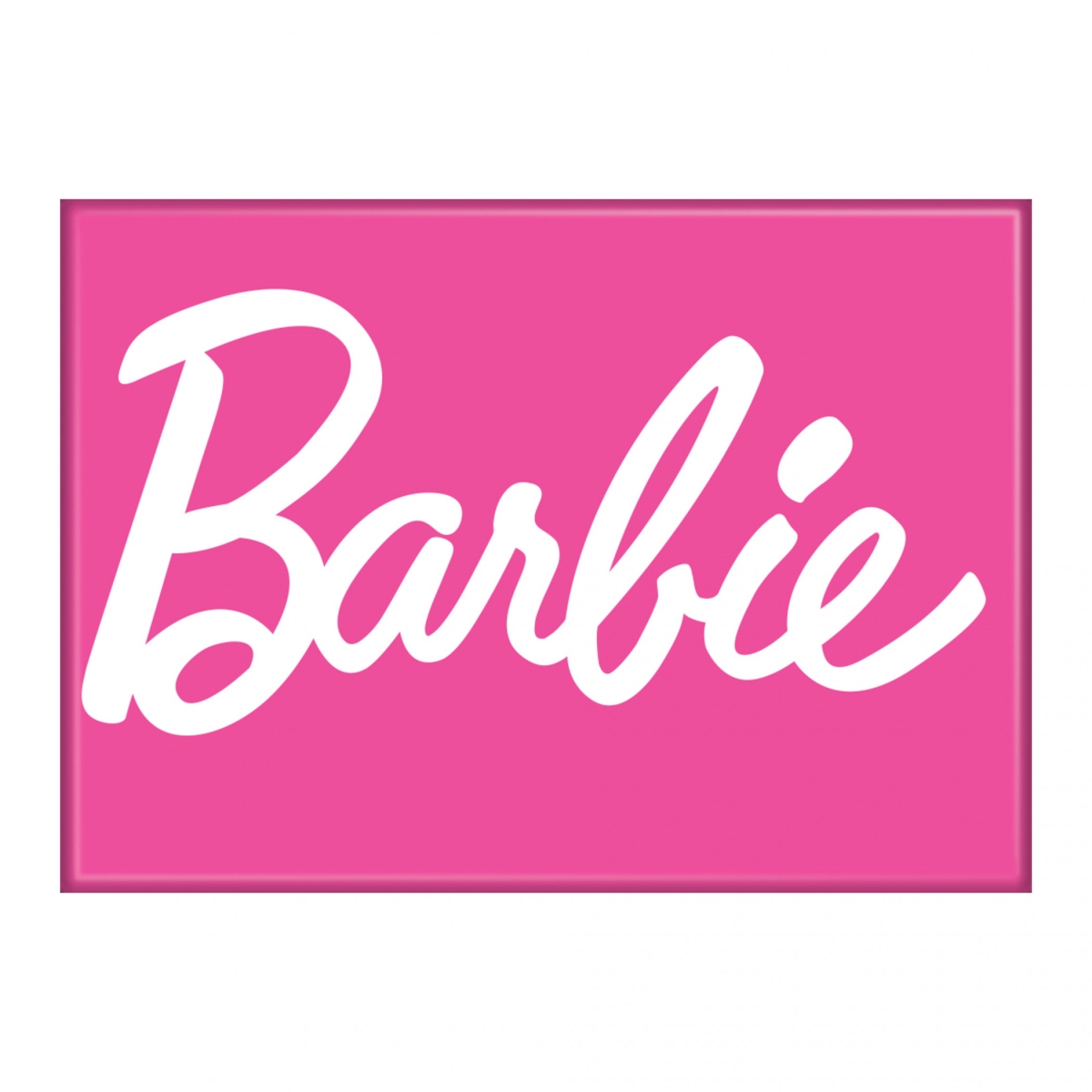 Picture of Barbie 891027 Logo Pink Magnet