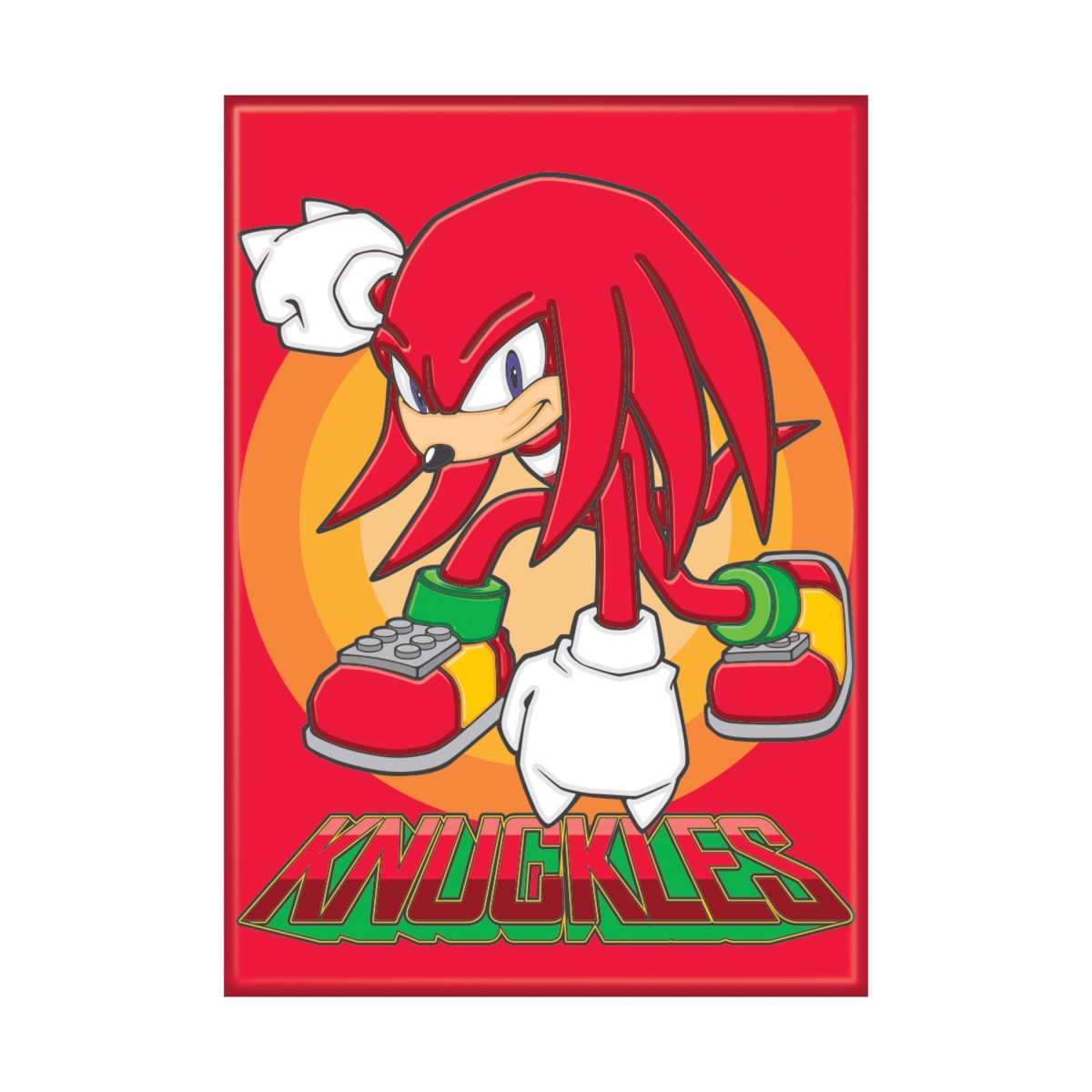 Picture of Sonic 891063 The Hedgehog Red Knuckles Magnet
