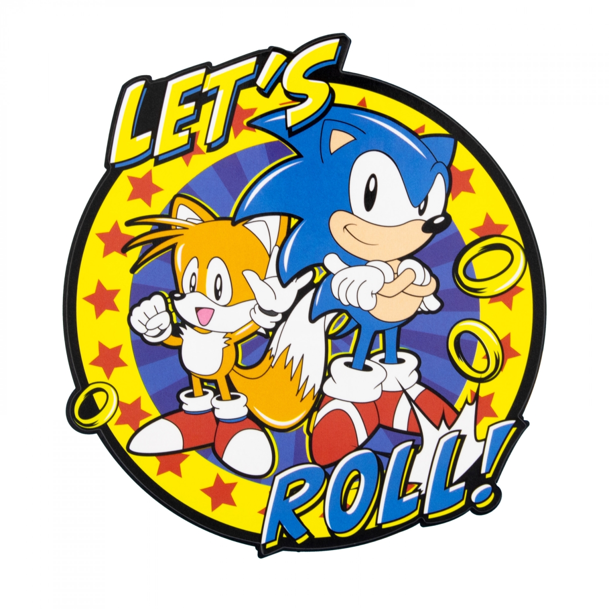 891036 The Hedgehog Lets Roll Sticker