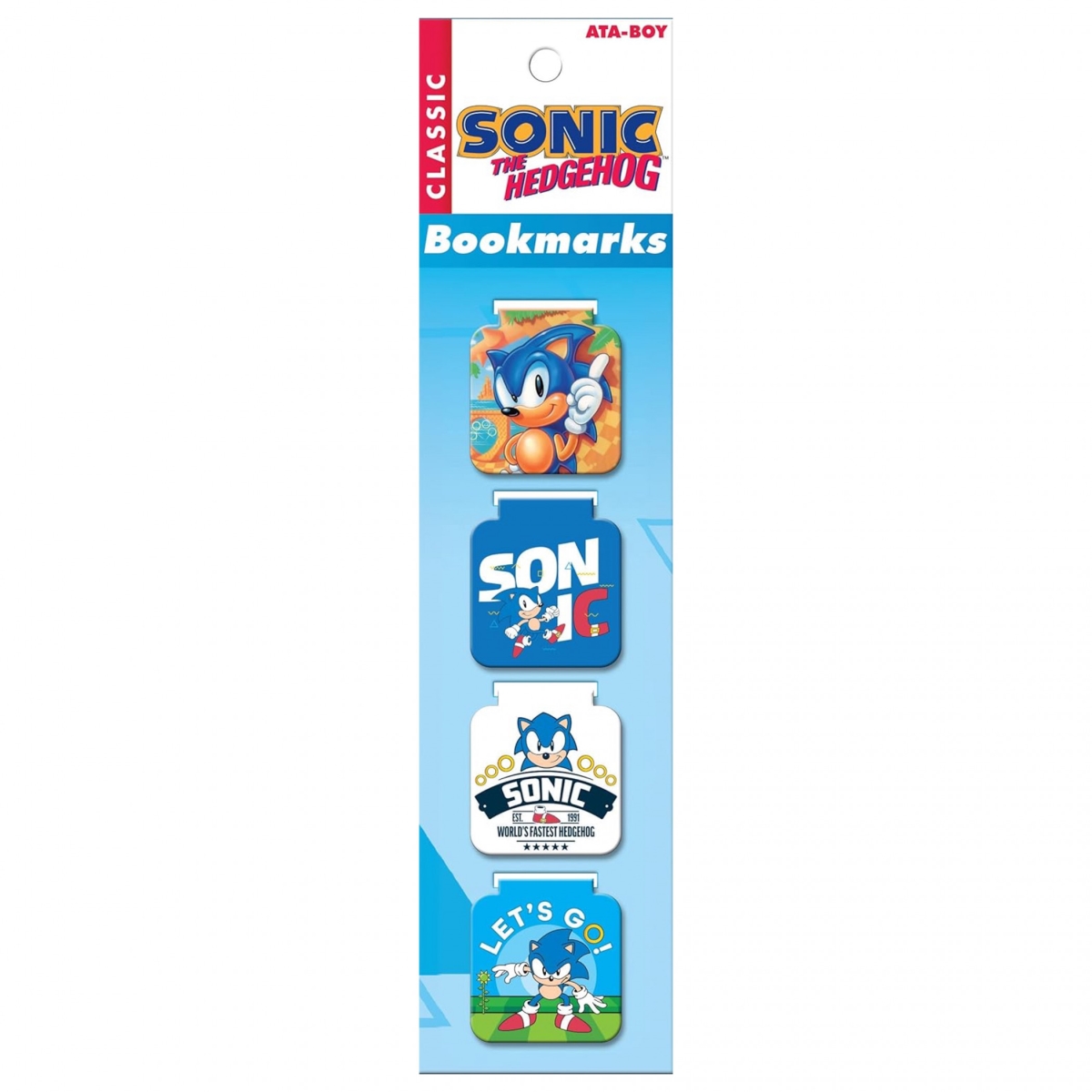Picture of Sonic 891038 The Hedgehog Magnetic Bookmark Set