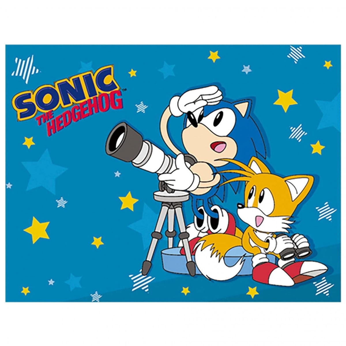 Picture of Sonic 893772 Hedgehog & Tails Telescope Throw Blanket