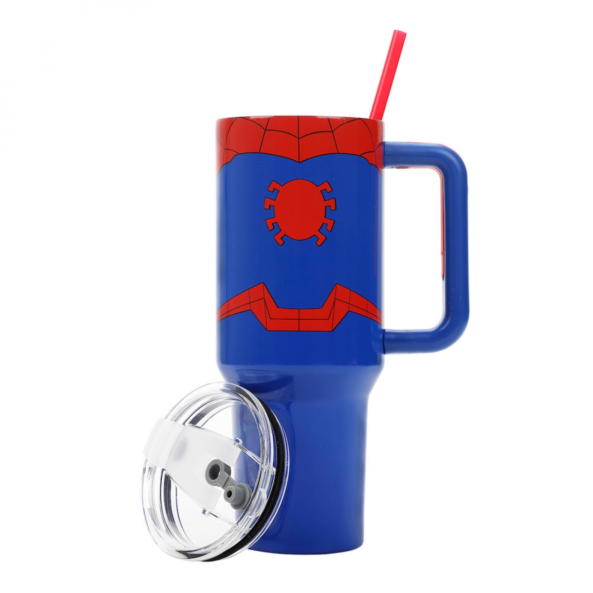 Picture of Spider Man 892745 40 oz Spidys Suit Stainless Steel Tumbler with Straw