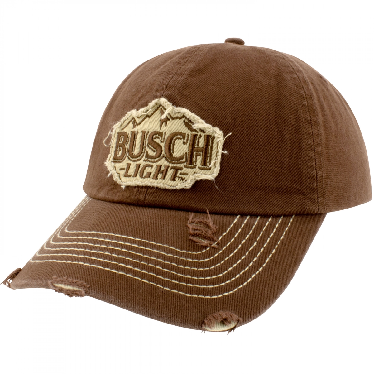 889054 Light Logo Distressed Brown Colorway Adjustable Hat