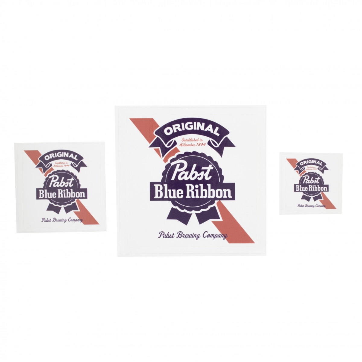 888919 Original Logo Sticker Various Sizes - Pack of 3