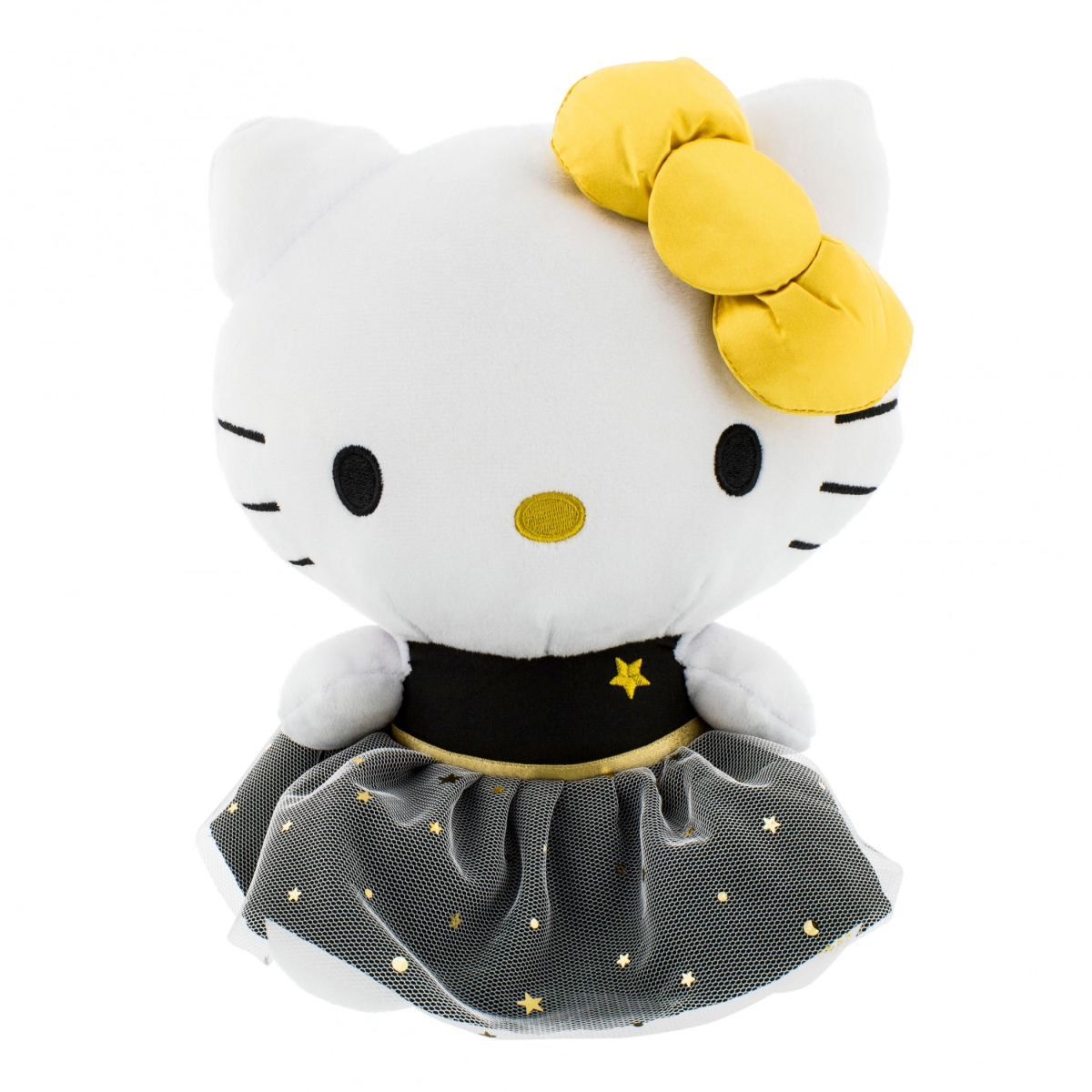 Picture of Hello Kitty 875227 9.5 in. Black & Gold Dress Plush Doll