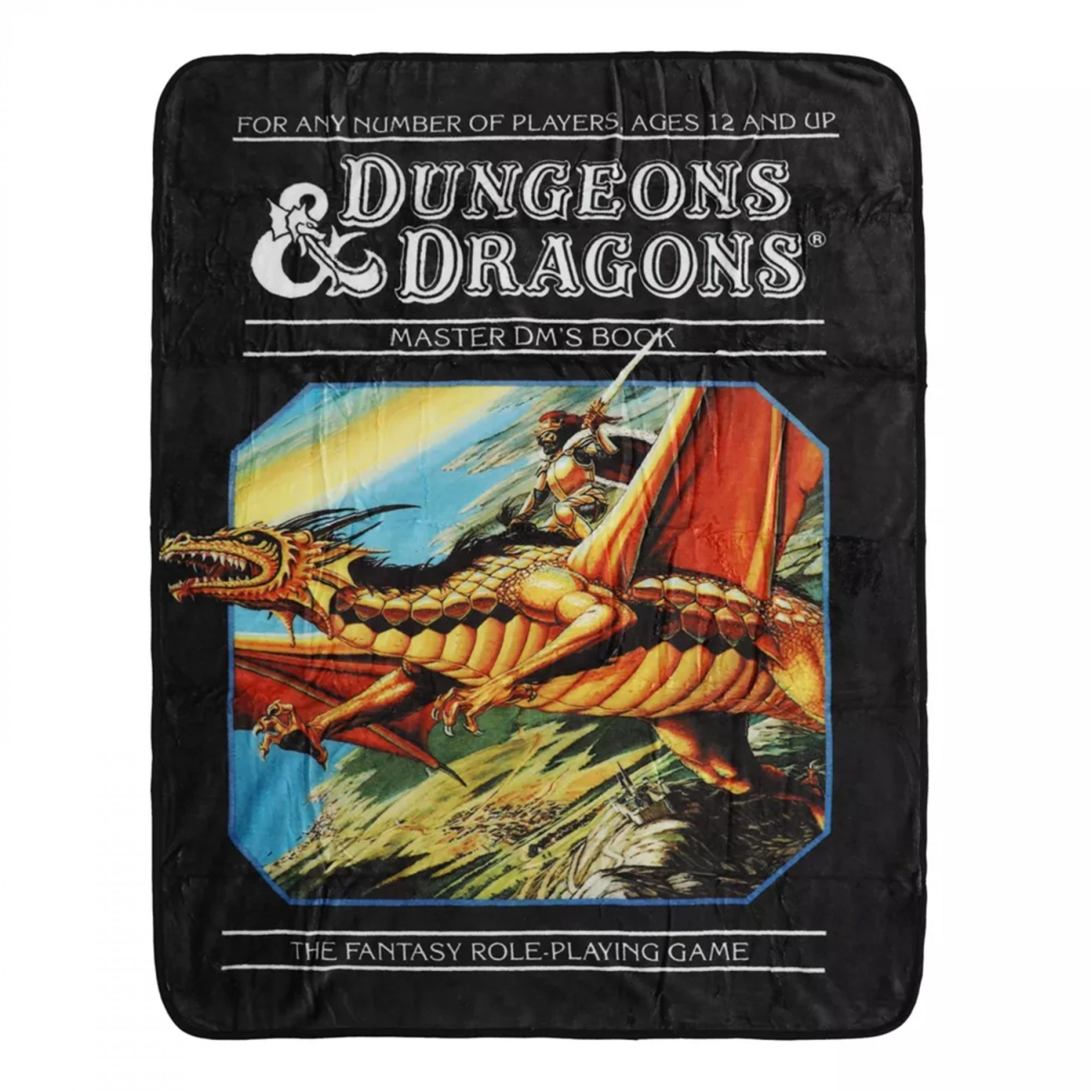Picture of Dungeons & Dragons 891541 Vintage Master DMs Book Throw Blanket
