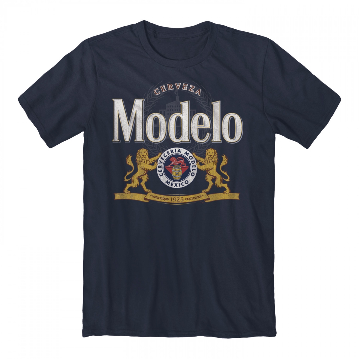 890756-2xlarge 1925 Print T-Shirt, Black - 2XL