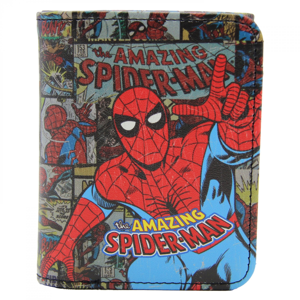 Picture of Spider Man 892504 Cover Panels Trifold Wallet