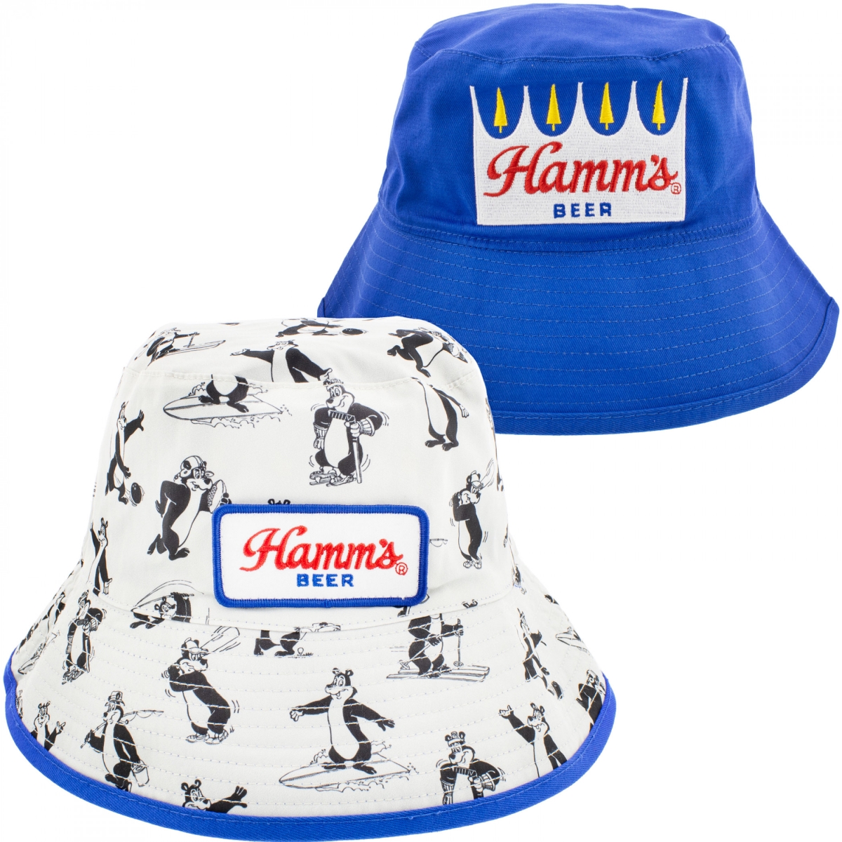 887495 Beer Sports Bear Reversible Bucket Hat