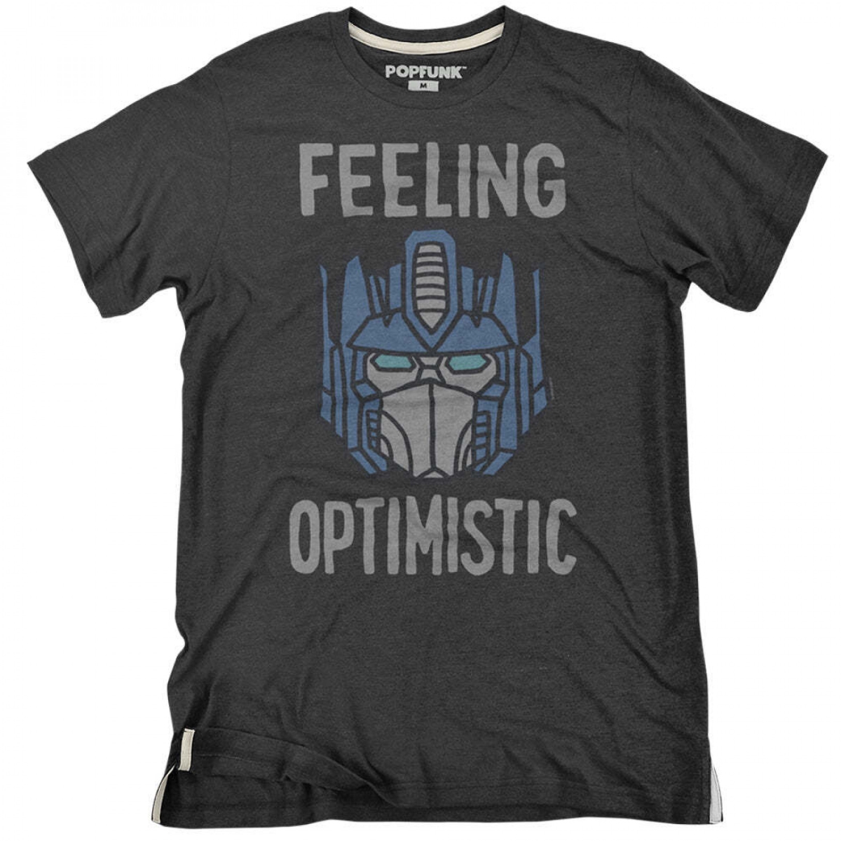 889436-small Optimus Prime Feeling Optimistic T-Shirt, Gray - Small