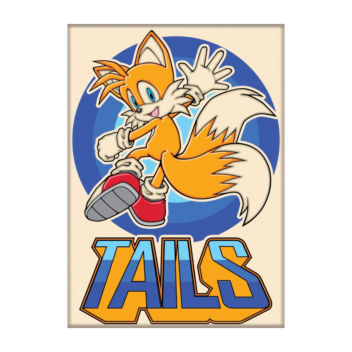 Picture of Sonic 891064 Tails on White Magnet