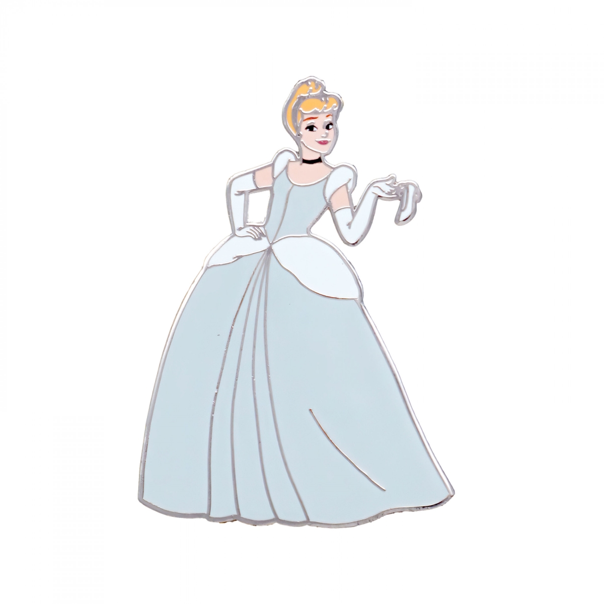 891614 Cinderella Ball Gown Enamel Pin