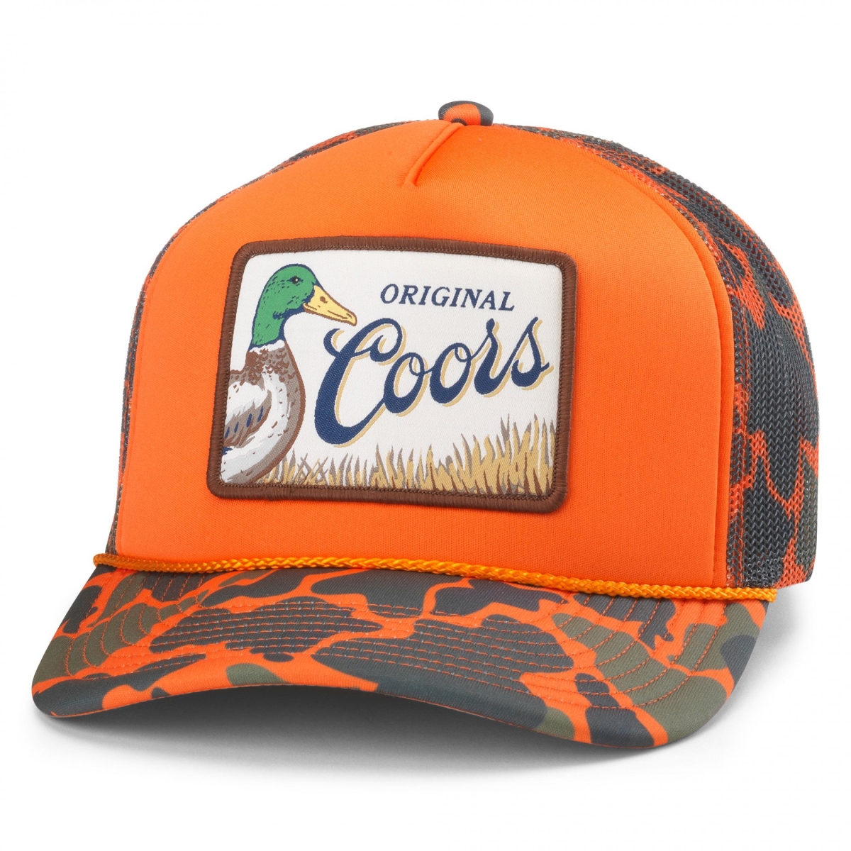 891663 Banquet Original Orange Camo Mallard Adjustable Hat