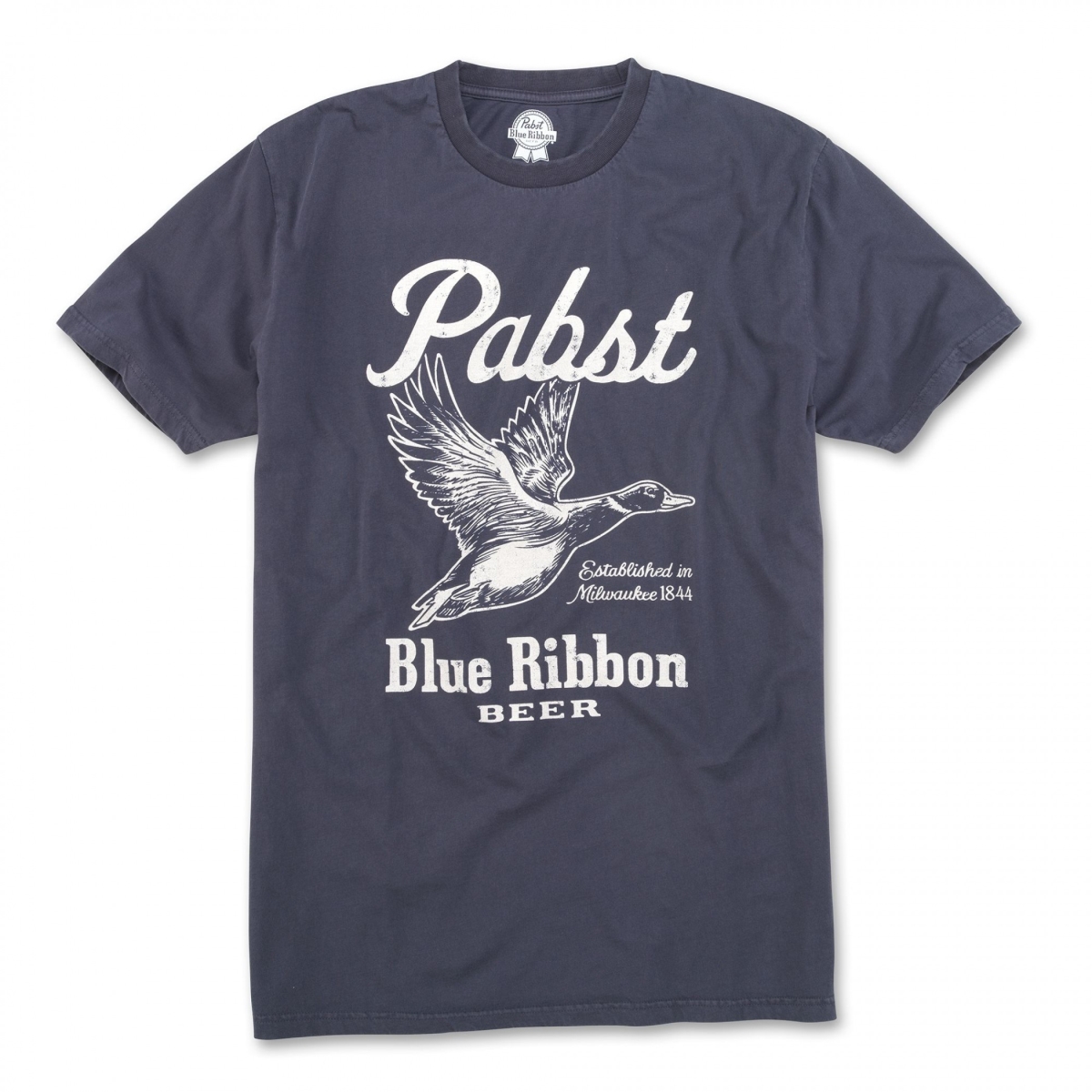 891949-xlarge Beer Duck T-Shirt, Navy Blue - Extra Large