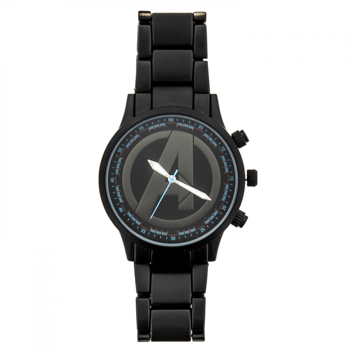 885531 Avengers Logo Analog Watch with Metal Band