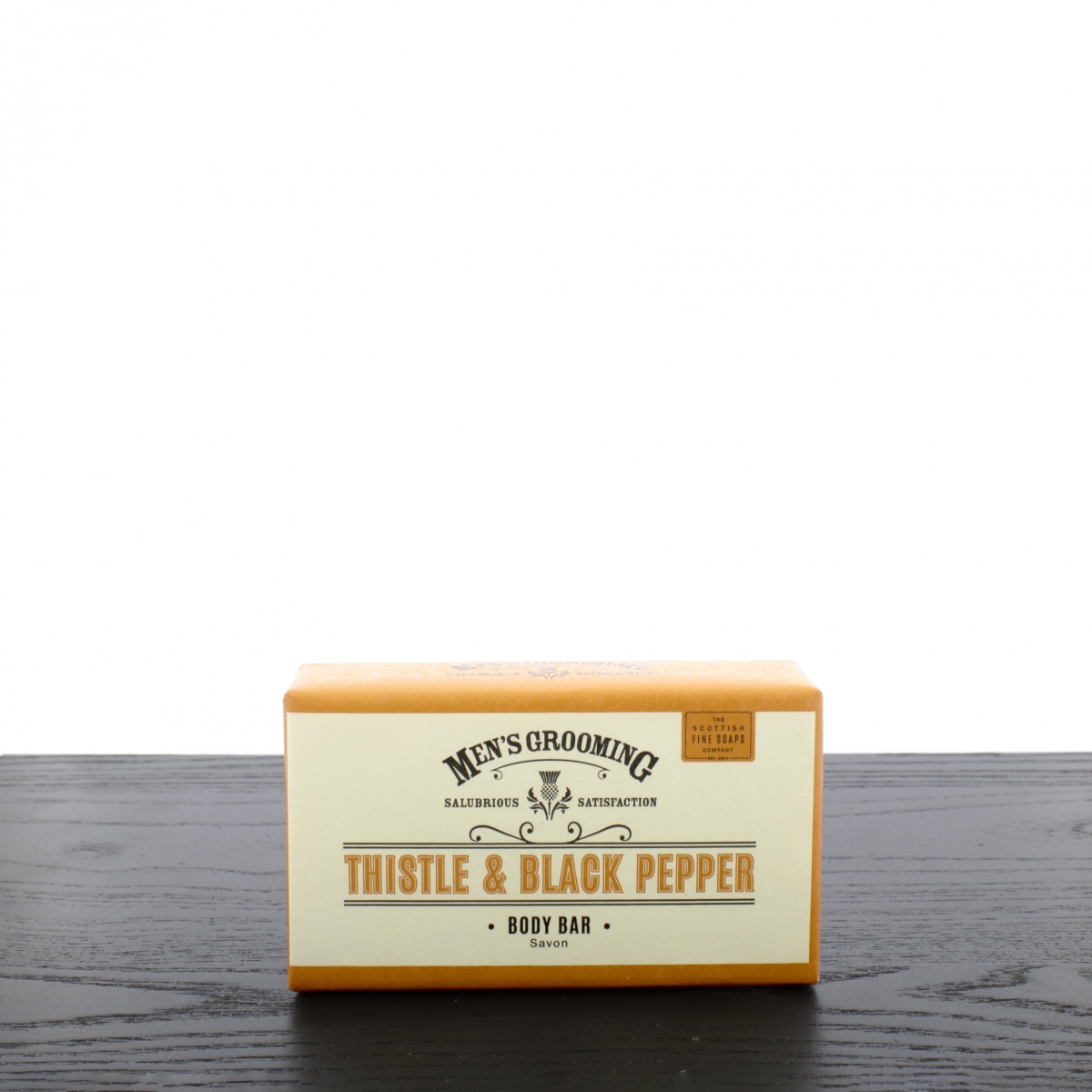 888813 Scottish Thistle & Black Pepper Soap Body Bar - 220 gm