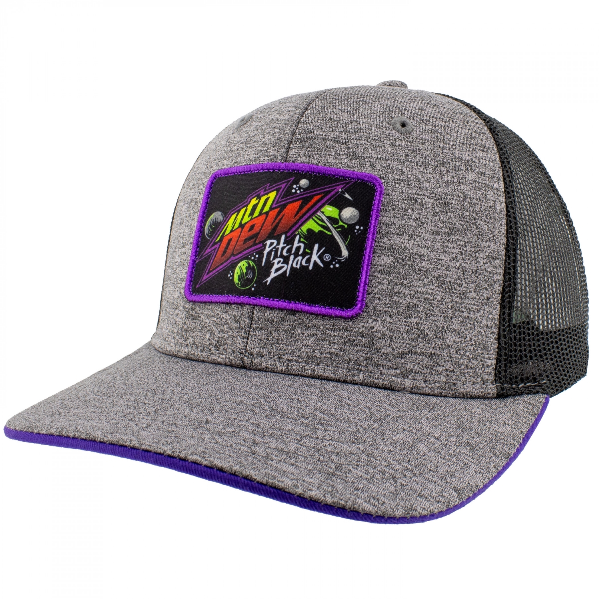 887594 Pitch Black Patch Cotton Twill Hat