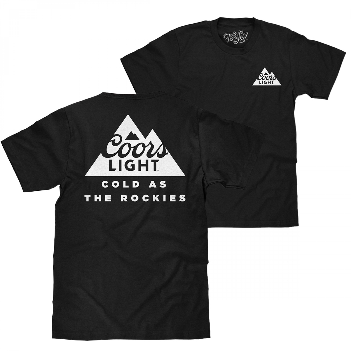 890337-large Light Cold as The Rockies Front - Back T-Shirt, Black - Large