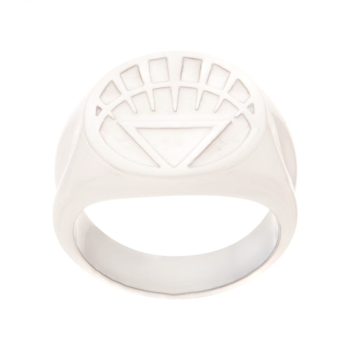 886614-size9 White Lantern Life Ring - Size 9