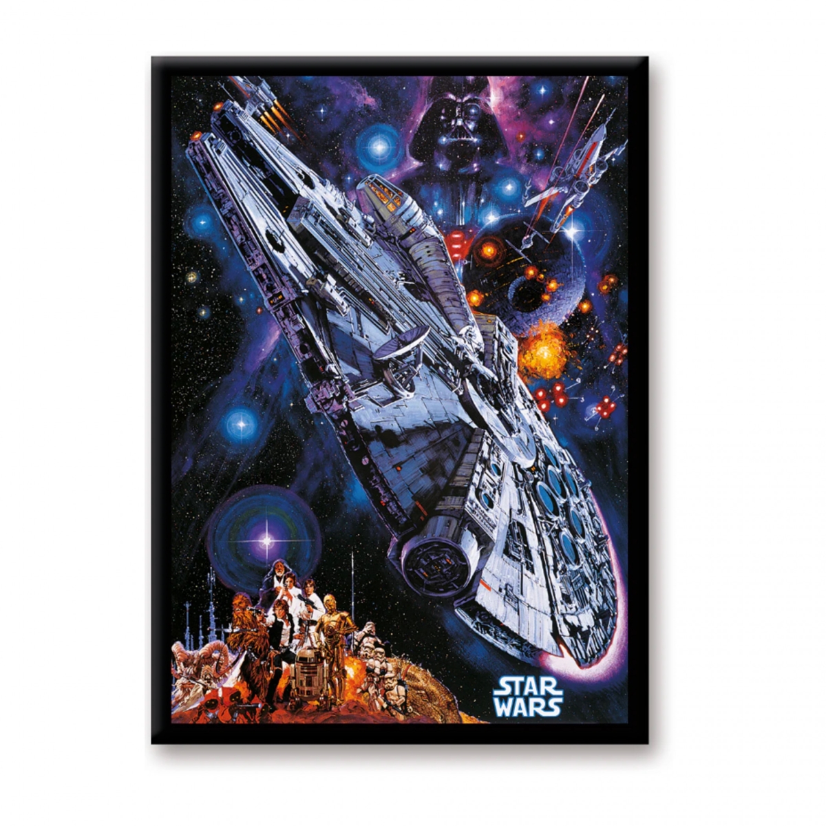Picture of Star Wars 893797 Millenium Retro Comic Poster Magnet